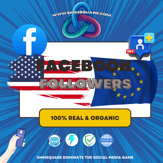 Facebook Followers 🇺🇸 USA/🇪🇺 Europe