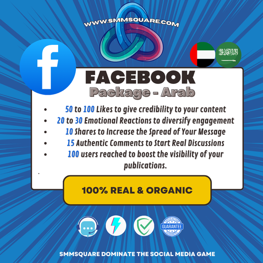 Facebook Engagement Package Arabe