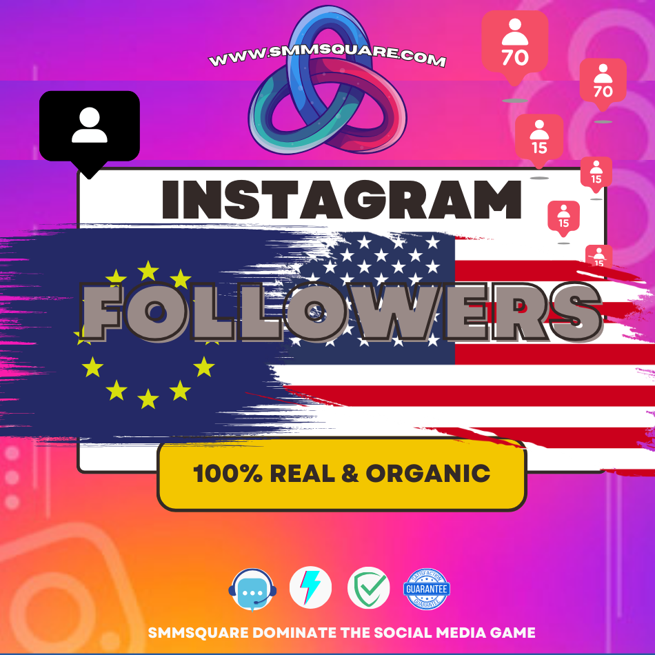 Instagram Followers  Europe 🇪🇺 & USA 🇺🇸